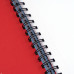 Блокнот на спирали A5 (14,8х21см), 100 г/м2, 80 листов, синий, ROSA Studio