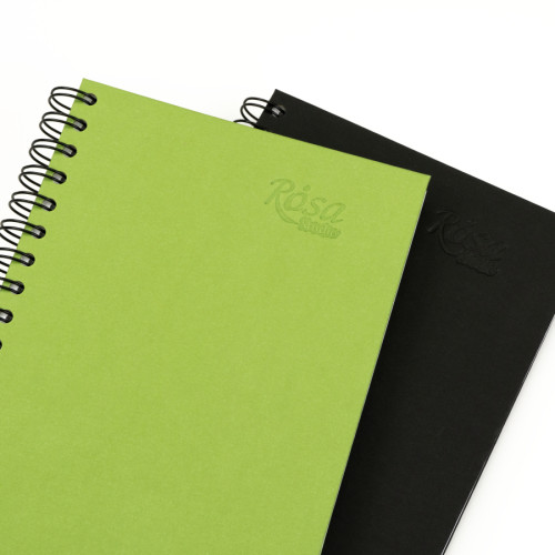 Блокнот на спирали A5 (14,8х21см), 100 г/м2, 80 листов, фисташковый, ROSA Studio Блокнот на спирали A5 (14,8х21см), 100 г/м2, 80 листов, фисташковый, ROSA Studio