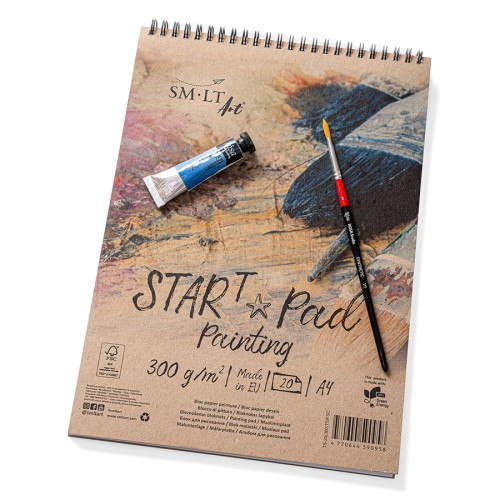 Альбом на спіралі STAR T SMILTAINIS (mixed media) А4, 300 г/м2, 20 аркушів