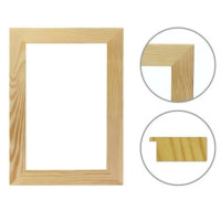 Багетная рама Классик, плоская, клееная (17x40мм), 30x35 см, ROSA Studio