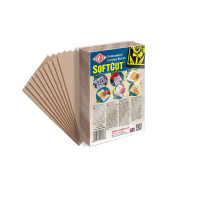 Набір блоків для гравюри SOFTCUT CARVING BLOCKS, ESSDEE, 100х100х3, 0 мм, 10 шт