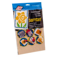 Набір гравюрних блоків SOFTCUT CARVING BLOCKS, ESSDEE, 2 шт., 300х200х3, 0 мм