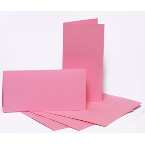 Набор заготовок для открыток 5 шт, 16,8х12см, №6, бледно-розовый, 220г/м2, ROSA TALENT