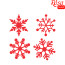 Набір фетрових заготовок Сніжинки 2 ROSA TALENT, 6,5 х6, 5см, 8 шт