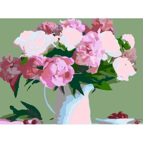 Картина по номерам набор-стандарт Цветы 2.73 ROSA START, 35х45 см
