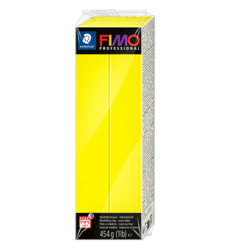 Пластика Professional Fimo, Лимонный желтый 454 г
