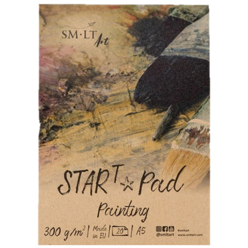 Склейка STAR T SMILTAINIS (mixed media) А4, 300 г/м2, 20 листов