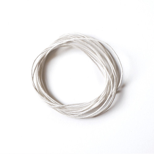 Вощеный шнур Белый 1 мм