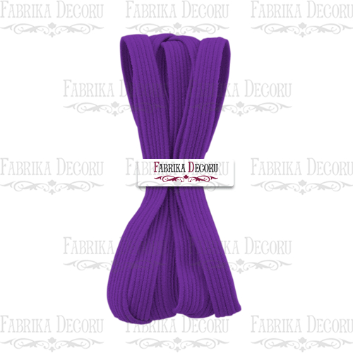 Резинка шляпная, Плоская 5 мм, Фиолетовый