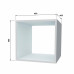Мебельная секция Куб без задней панели Белый, 400мм х 400мм х 400мм