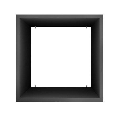 Меблева секція Куб корпус Чорний, без задньої панелі, 40см х 40см х 40см