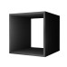 Мебельная секция Куб корпус Черный, без задней панели, 40см х 40см х 40см