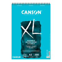 Альбом для акварелі на спіралі Canson XL, A3 (29,7x42см), 300г/м2, середнє зерно, 30 листів
