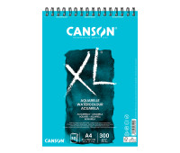 Альбом для акварелі на спіралі Canson XL, A4 (21x29,7см), 300г/м2, середнє зерно, 30 листів