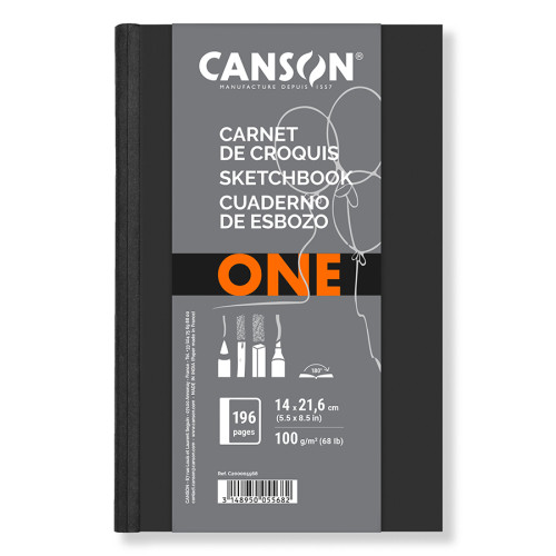 Блокнот для рисунка Canson Art Book One PORTRAIT, 14x21,6 см, 100г/м2, 98 листов