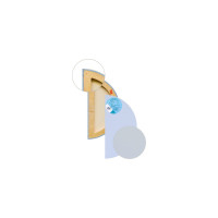 Набір полотен на підрамнику півколо, бавовна, середнє зерно, сірий акриловий ґрунт (15x30, 25х50, 35х70 см), 3 шт Набір полотен на підрамнику півколо, бавовна, середнє зерно, сірий акриловий ґрунт (15x30, 25х50, 35х70 см), 3 шт