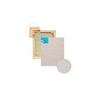 Полотно на підрамнику льон 30х55 см, середнє зерно, безбарвний акриловий грунт (колір льону натуральний), модуль 45х18 мм, П45Л166г3055