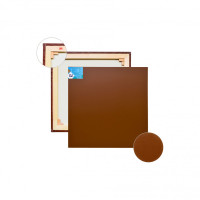 Полотно на підрамнику бавовна 95х140 см, середнє зерно, умбра акриловий грунт, галерейна натяжка, модуль 60х22 мм, П60Б165г95140