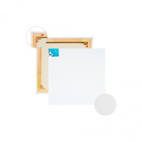 Полотно на підрамнику бавовна 75х115 см, середнє зерно, білий акриловий грунт, галерейна натяжка, модуль 60х22 мм, П60Б161г75115