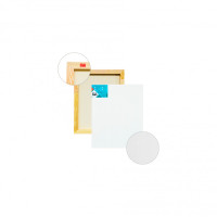 Полотно на підрамнику бавовна 35х45 см, середнє зерно, бокова натяжка, грунт білий, модуль 35х18 мм, П30Б161б3545