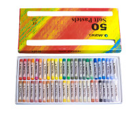 Набір сухої м'якої пастелі Maries Soft Pastel, 50 кольорів