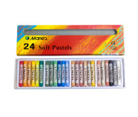 Набір сухої м'якої пастелі Maries Soft Pastel, 24 кольори