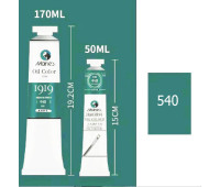 Масляная краска Maries, 540 Cerulean Green Церулеум зеленый, 50 мл Масляная краска Maries, 540 Cerulean Green Церулеум зеленый, 50 мл