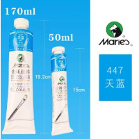 Масляная краска Maries, 447 Sky Blue Небесный синий, 50 мл