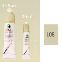 Масляная краска Maries, 108 Unbleached Titanium Неотбеленный титановый, 50 мл