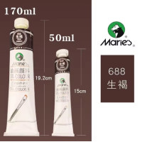 Олійна фарба Maries, 688 Raw Umber Умбра, 50 мл