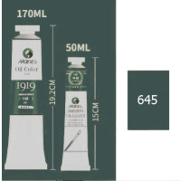 Масляная краска Maries, 645 Green Ochre Зеленая охра, 50 мл