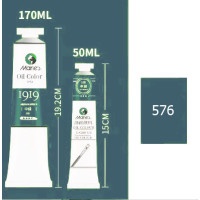 Масляная краска Maries, 576 Green Grey Зеленовато-серый, 50 мл