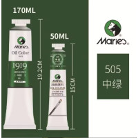 Олійна фарба Maries, 505 Green Mid Середній зелений, 50 мл
