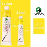 Масляная краска Maries, 210 Naples Yellow Неаполитанский желтый, 50 мл