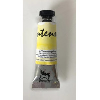 Акварельная краска Intense Water Renesans, №6 Titanium Yellow Титановый желтый, туба, 15 мл