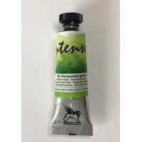 Акварельна фарба Intense Water Renesans, №39 Permanent Green Перманентний зелений, туба, 15 мл
