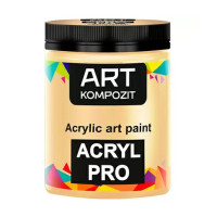 Акрилова фарба Art Kompozit 430 мл, 107 жовтий неаполітанський темний