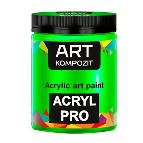Акриловая краска Art Kompozit 430 мл, 551 зеленый флуоресцентный
