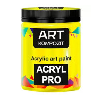 Акрилова фарба Art Kompozit 430 мл, 552 салатовий флуоресцентний