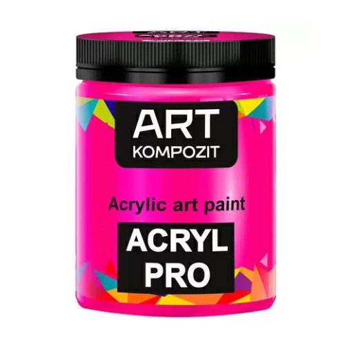 Акриловая краска Art Kompozit 430 мл, 554 розовый флуоресцентный