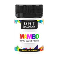 Акрилова фарба для тканини Art Kompozit, 1 white Білий, 50 мл