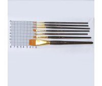 Набір пензлів із синтетичного ворсу 7061