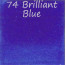 Маркер спиртовой MARKERMAN BRUSH Broad, 74 Brilliant Blue