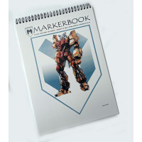 Скетчбук Markerbook Markerman А4, 170 г/м2, 30 аркушів, Робот