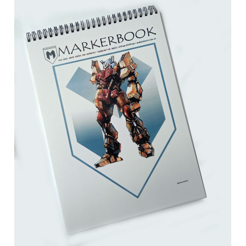 Скетчбук Markerbook Markerman А4, 170 г\м2, 30 листов, Робот
