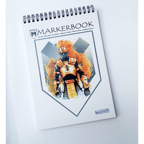 Скетчбук Markerbook Markerman А5, 170 г/м2, 30 аркушів, Самурай