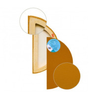 Полотно на підрамнику Півколо 40х80 см, бавовна, грунт охра, профіль 40х20 мм