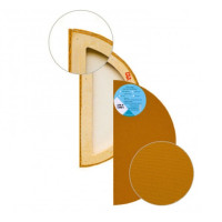 Полотно на підрамнику Півколо 35х70 см, бавовна, грунт умбра, профіль 40х20 мм Полотно на підрамнику Півколо 35х70 см, бавовна, грунт умбра, профіль 40х20 мм