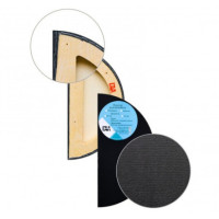 Полотно на підрамнику Півколо, бавовна 70х80 см, порівн. зерно, чорний акриловий ґрунт, модуль 40х20 мм, НО40Б162-7080 Полотно на підрамнику Півколо, бавовна 70х80 см, порівн. зерно, чорний акриловий ґрунт, модуль 40х20 мм, НО40Б162-7080