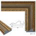Рамка для картин пластиковая, Коричневый с золотым узором, м/пог, MF 8731B 19